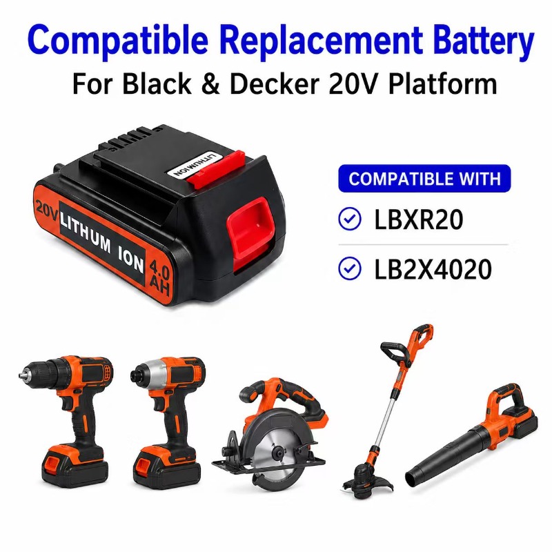 بطارية ليثيوم بديلة BL2018 طوي - مراجعة Black+Decker Tool 20V Max وسعره