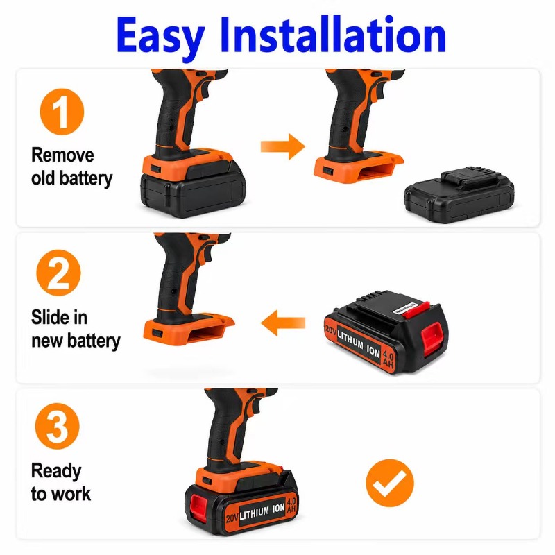 بطارية ليثيوم بديلة BL2018 طوي - مراجعة Black+Decker Tool 20V Max وسعره