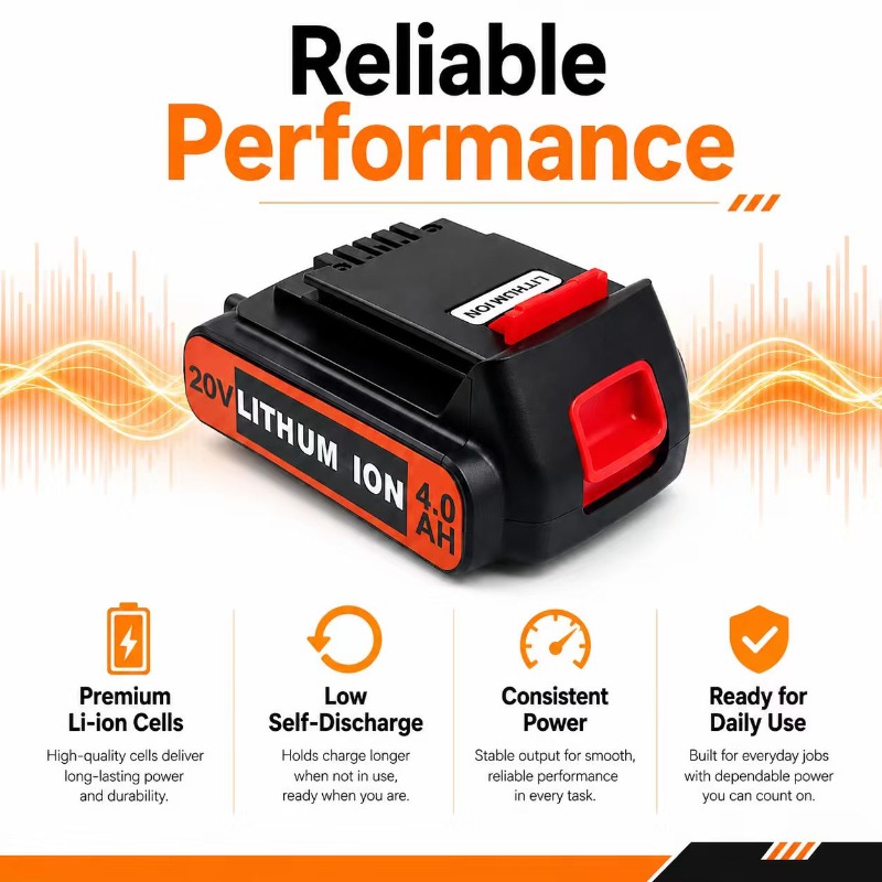 بطارية ليثيوم بديلة BL2018 طوي - مراجعة Black+Decker Tool 20V Max وسعره