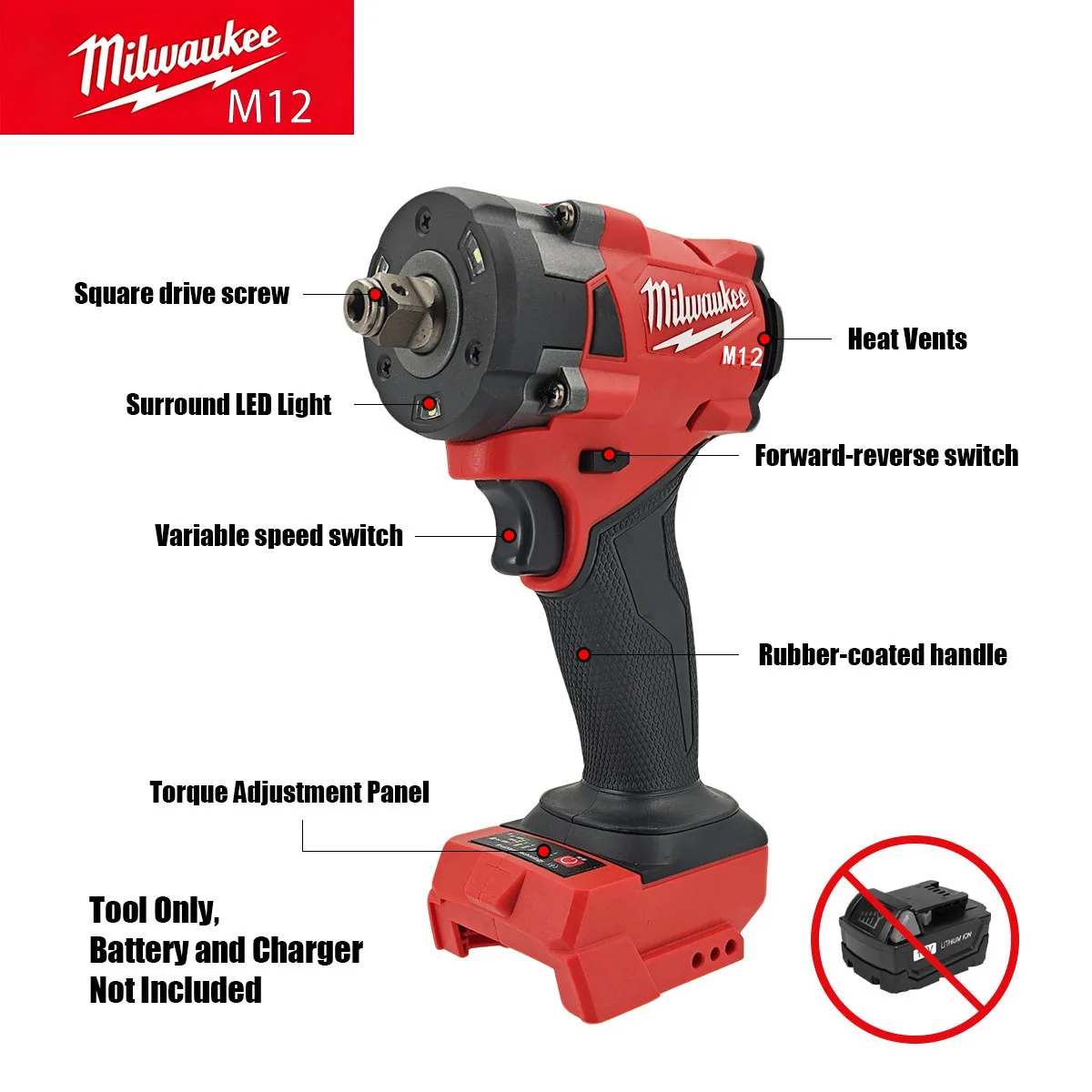 مفتاح ربط كهربائي بدون فرشاة م - مراجعة Milwaukee Drill M12 Fuel وسعره