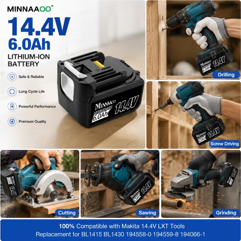بطارية ليثيوم أيون قابلة لإعاد - مراجعة Makita Drill Hp1640 وسعره